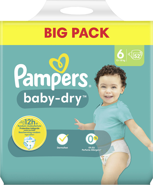 Pampers Baby-Dry Windeln Gr. 6 13-18kg Big pack