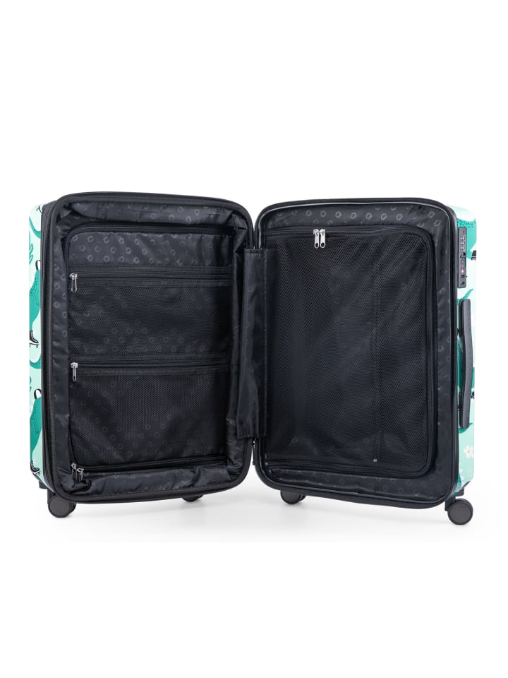 Hauptstadtkoffer Mitte - Handgepäck Bordgepäck-Trolley Koffer, TSA, in DINO SKATER günstig kaufen S