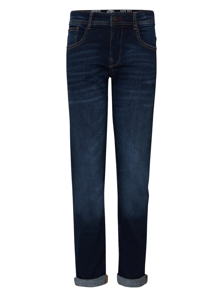 Petrol Industries Tapered Fit Jeans Turner Sequim in Blau günstig kaufen