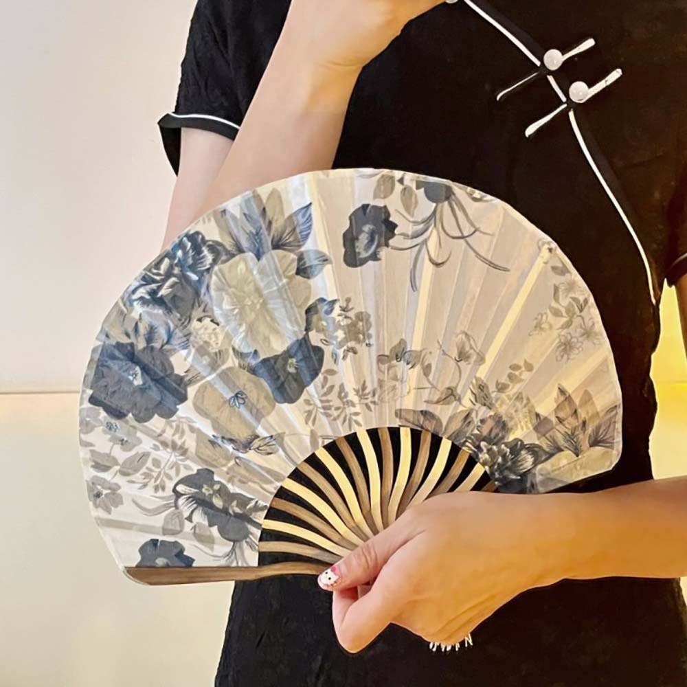 aikidio Handfächer Handfächer Chinesischer Fächer Damen klassischer Faltfächer