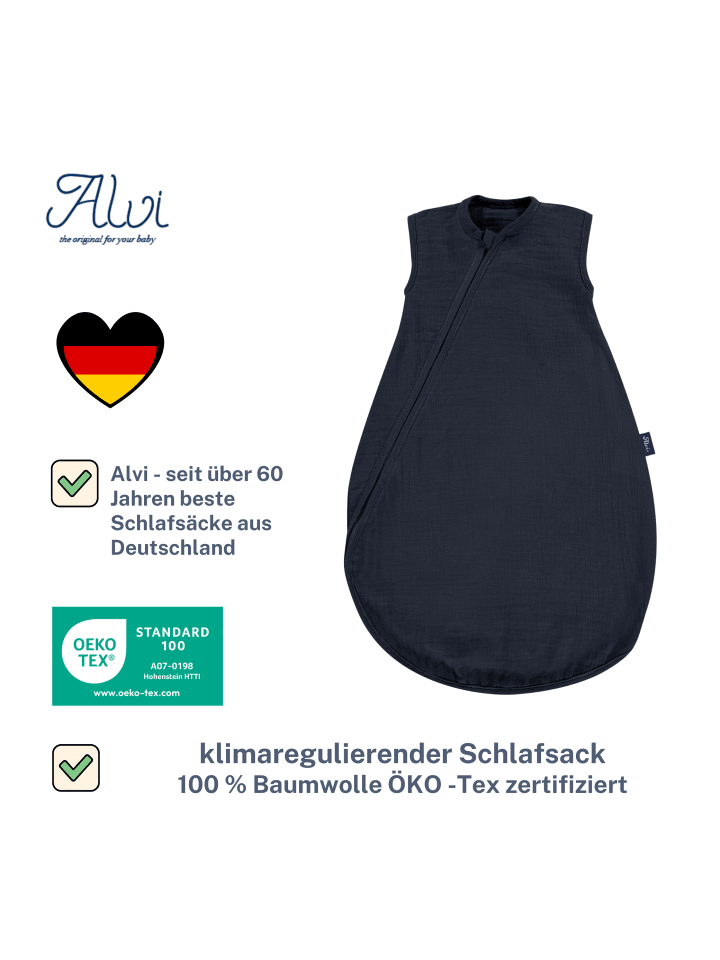Kinderhaus Blaubär Baby Mäxchen Sommertraum Mullschlafsack TOP in Poseidon günstig kaufen