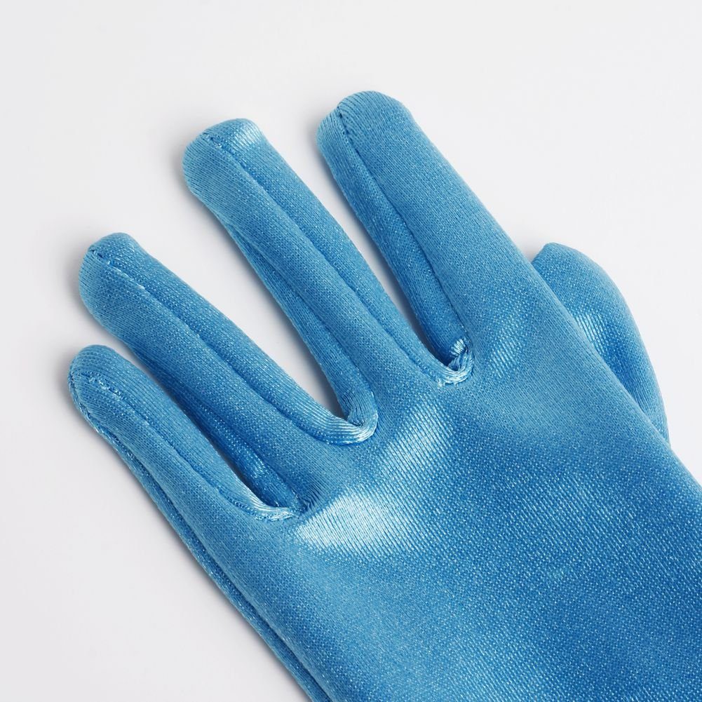 Katara Prinzessin-Kostüm Eiskönigin Elsa Handschuhe oder Diadem Bundle, Elsa, Cinderella, Dornröschen, Prinzessin, Fasching Kostüm Karneval