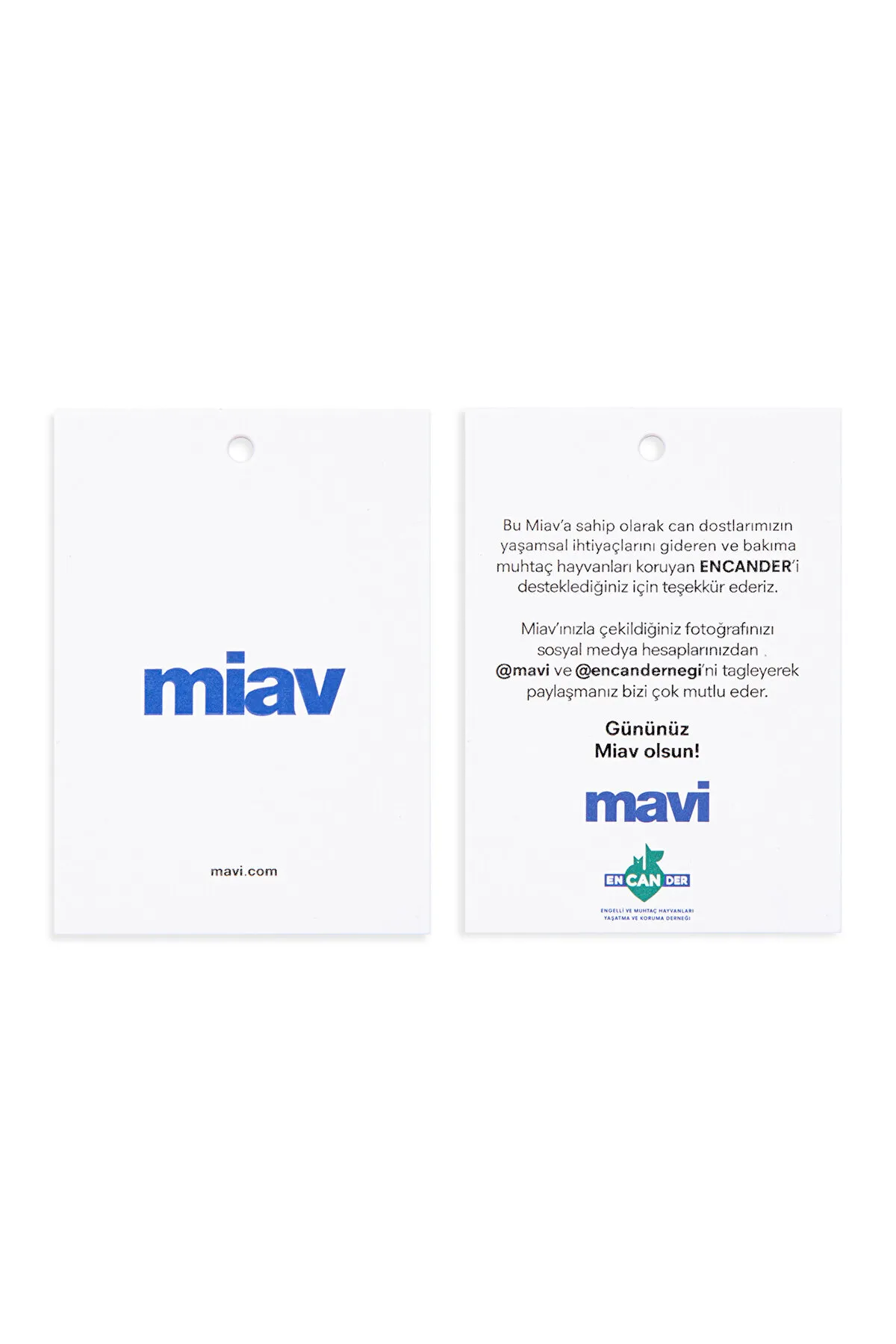 Mavi  Marineblaues Kinder-T-Shirt mit Miav-Aufdruck, reguläre Passform / reguläre Passform6633270722