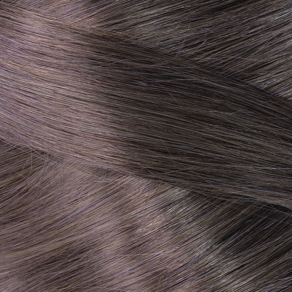 hair2heart Extensions à chaud Bonding Premium cheveux naturels #19 Marron cendré 0.5g extensions