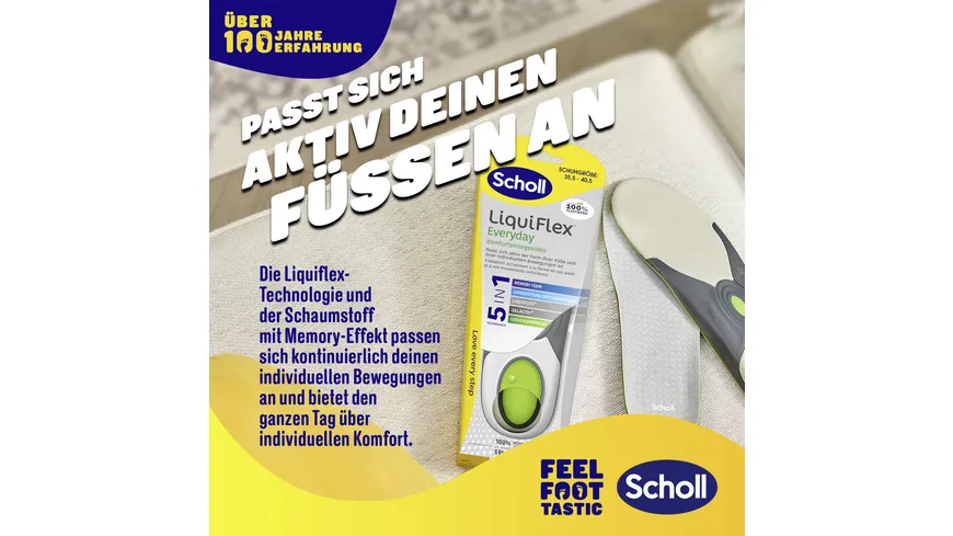 Scholl Liqui Flex Einlegesohlen Everyday S