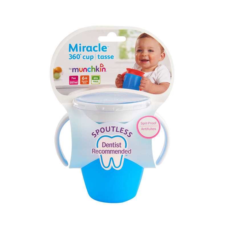 Tasse miracle 360° 6m et + bleu Munchkin