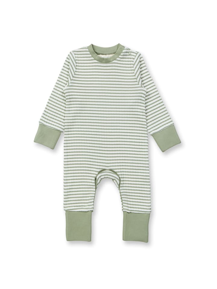 Sense Organics Bio Baby Strampler in Salbeigrün-Weiß, Modell TONA günstig kaufen