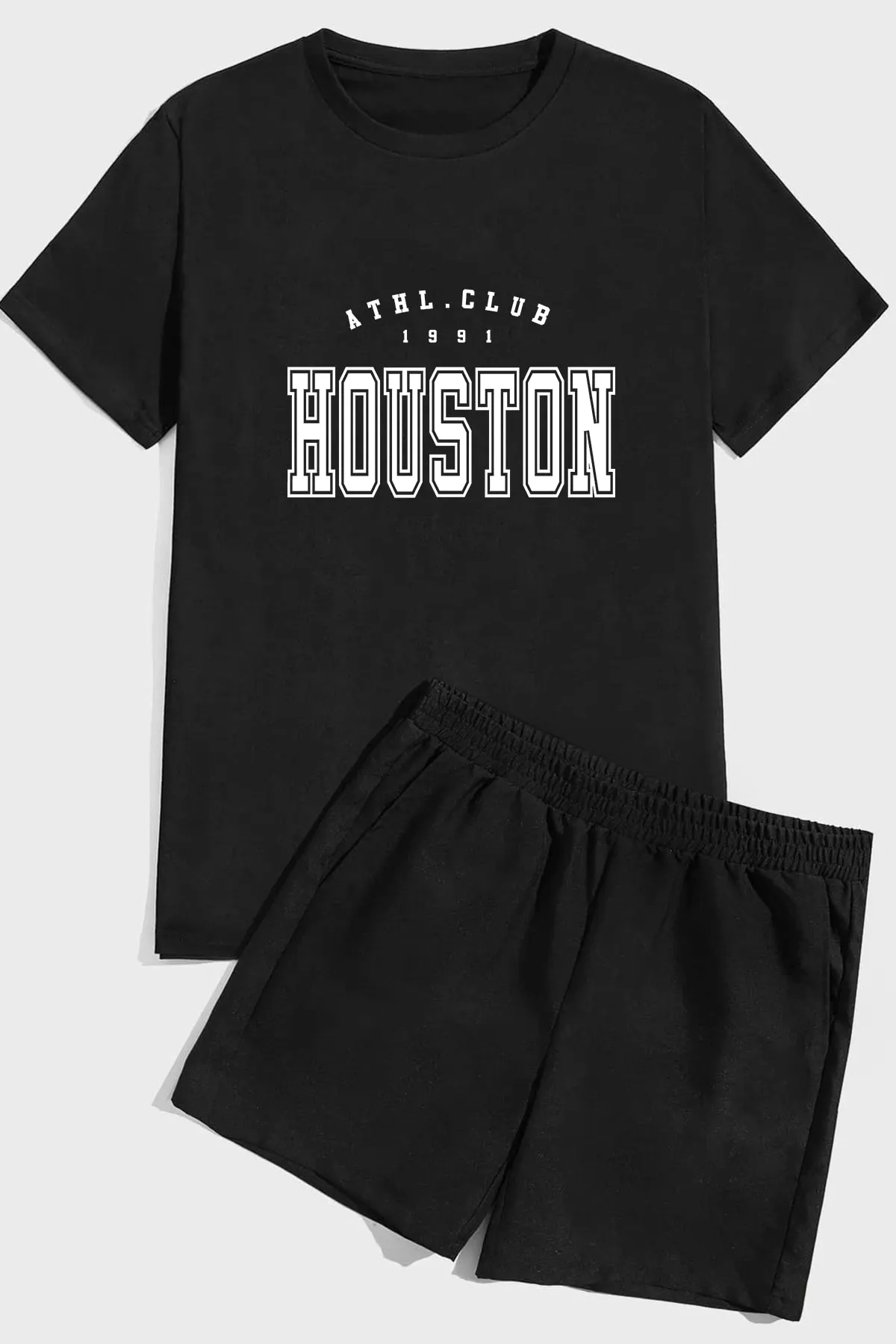 uyguntarz  Shorts-Set mit Houston-Print