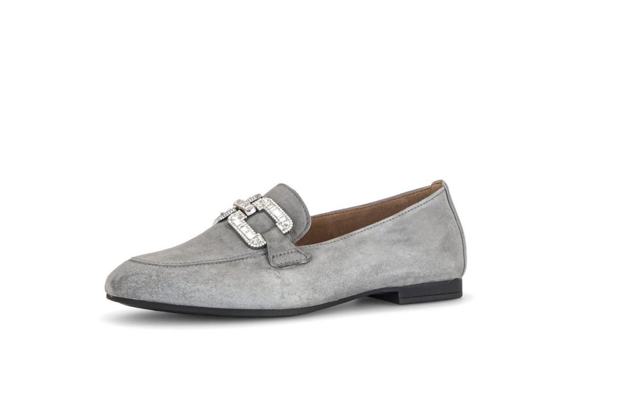 GABOR Klassische Slipper grau Gabor Fashion Slipper 45.210.19 grau