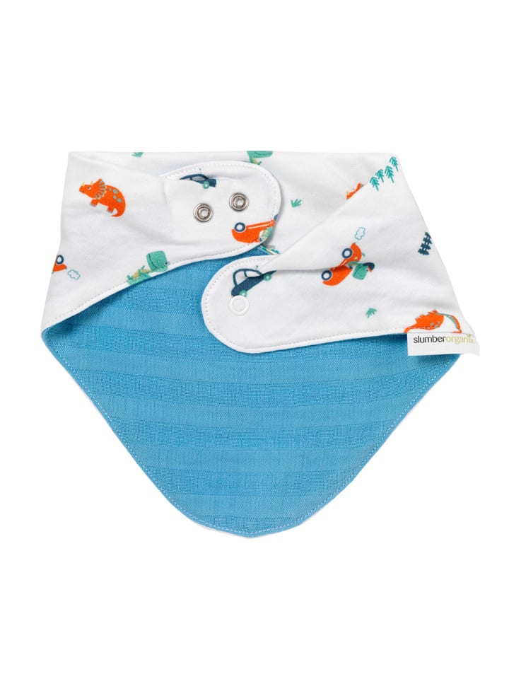 SlumberOrganix Bio Musselin Bandana in Blau günstig kaufen onesize