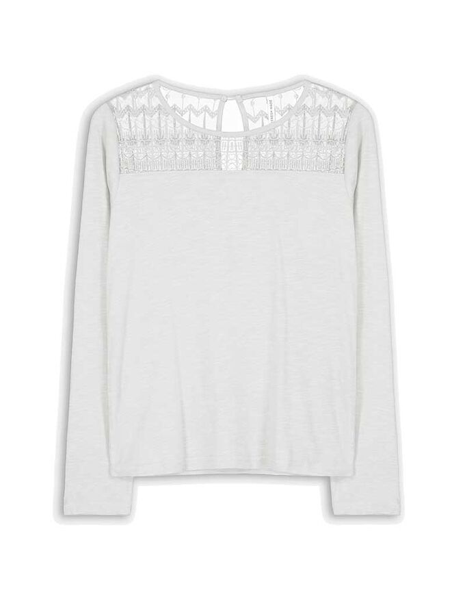 Langarmshirt - Viskose-Anteil