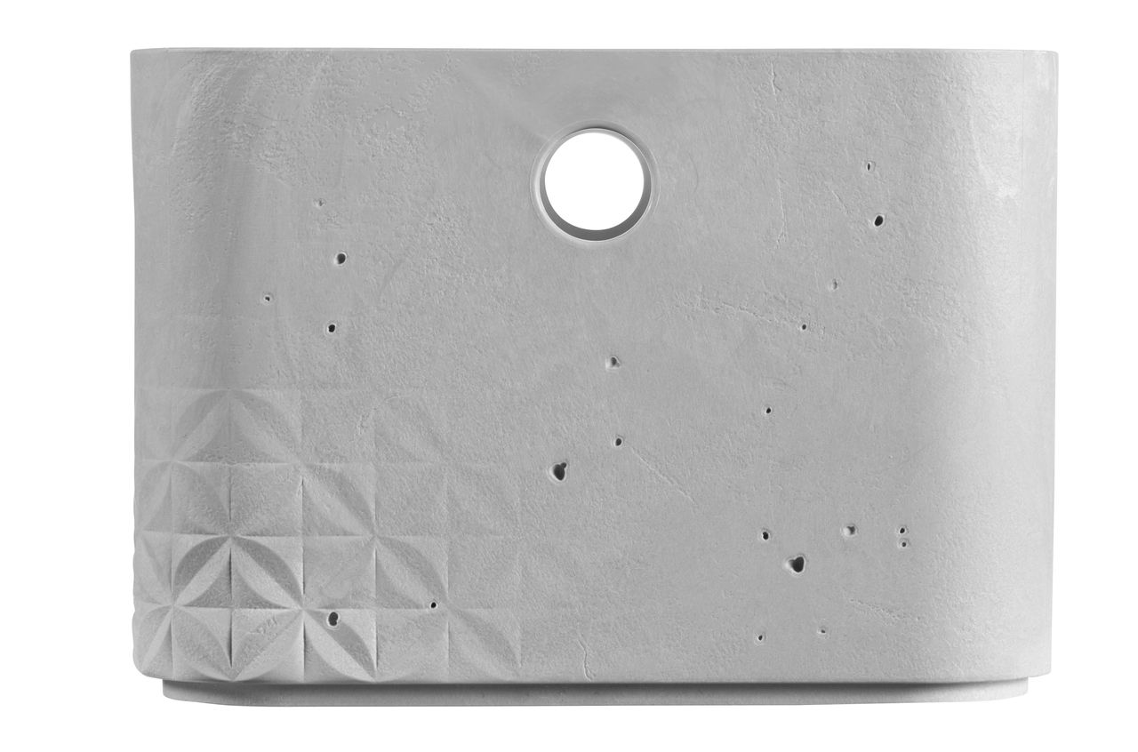 Curver 3-er Set BETON Box S mit Deckel hellgrau