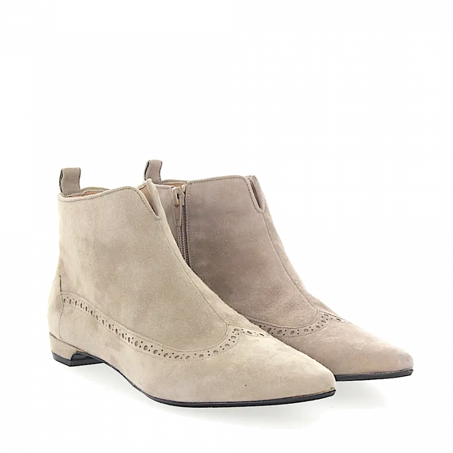 Truman's - Stiefeletten 8181 Veloursleder - beige