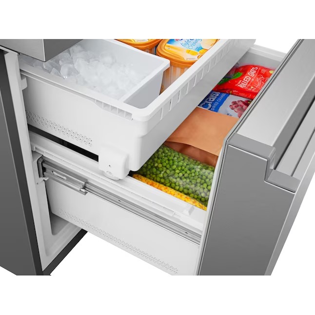 Hisense 26.6-cu ft French Door Refrigerator with Ice Maker (Fingerprint Resistant Stainless Steel) ENERGY STAR