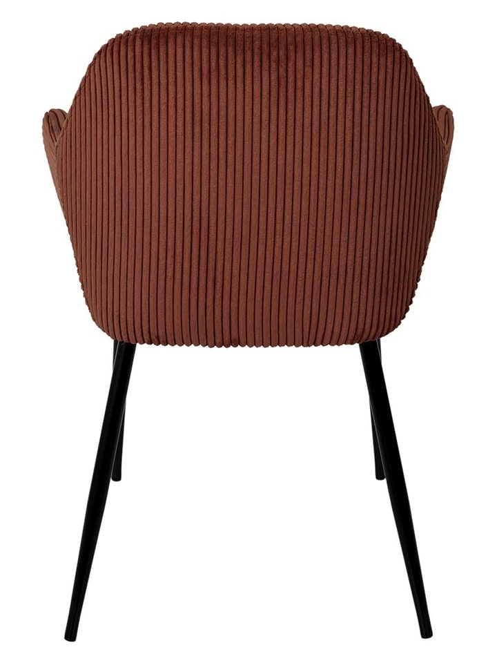 THE HOME DECO FACTORY 2er-Set: Sessel in Rot/ Orange - (B)59 x (H)85 x (T)55,7 cm günstig kaufen onesize