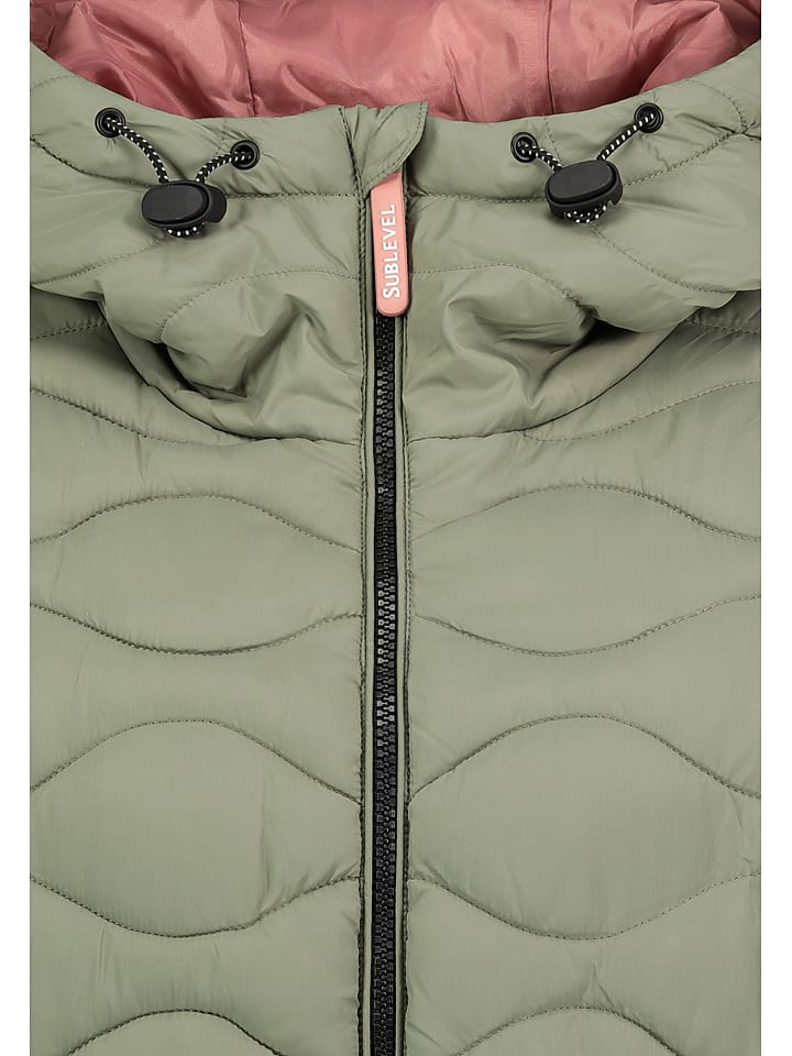 Sublevel Steppmantel in Khaki günstig kaufen