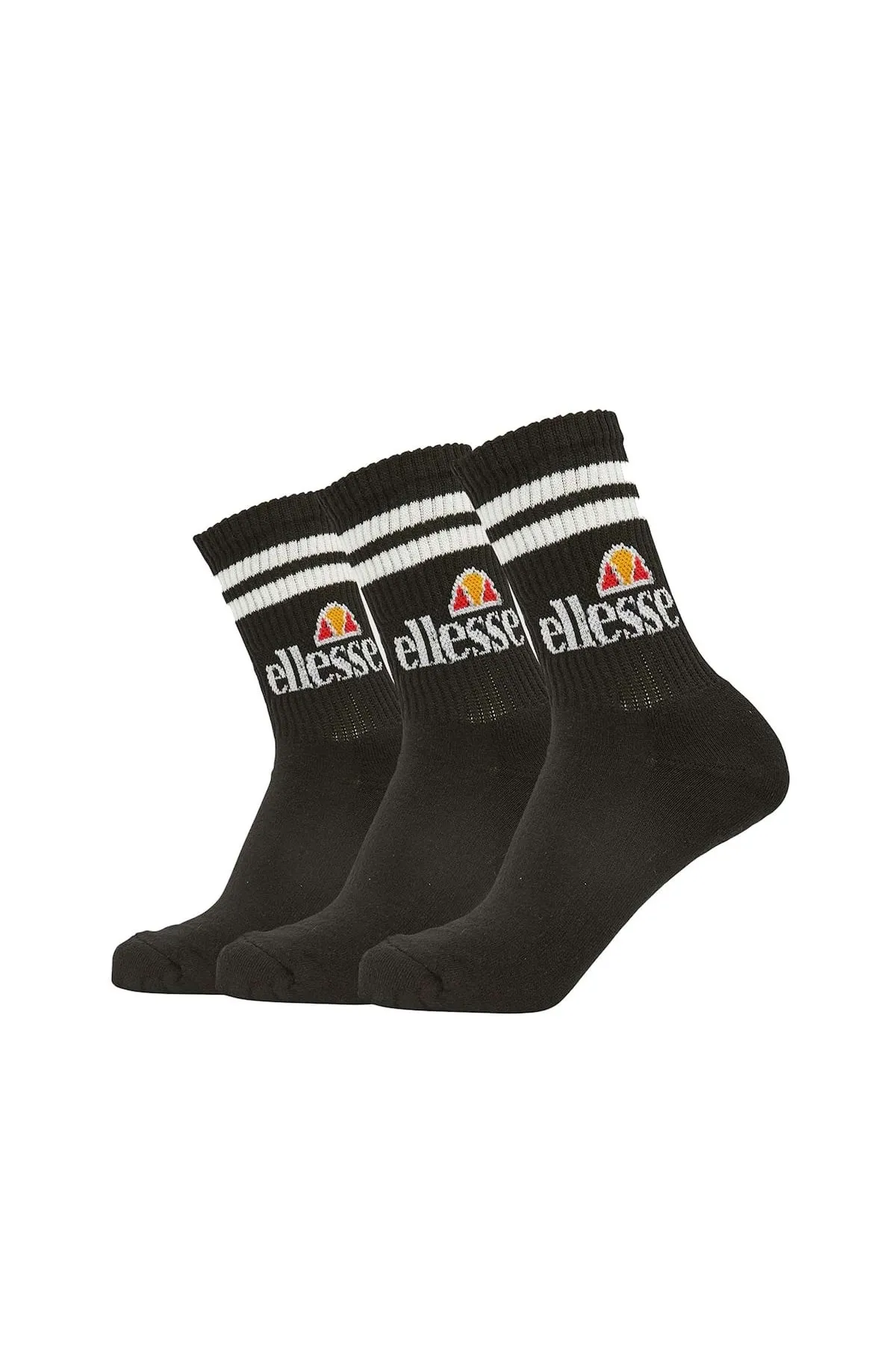 Ellesse  Unisex Sportsocken PULLO, 6 Paar - Tennissocken, Crew Socken, Logo