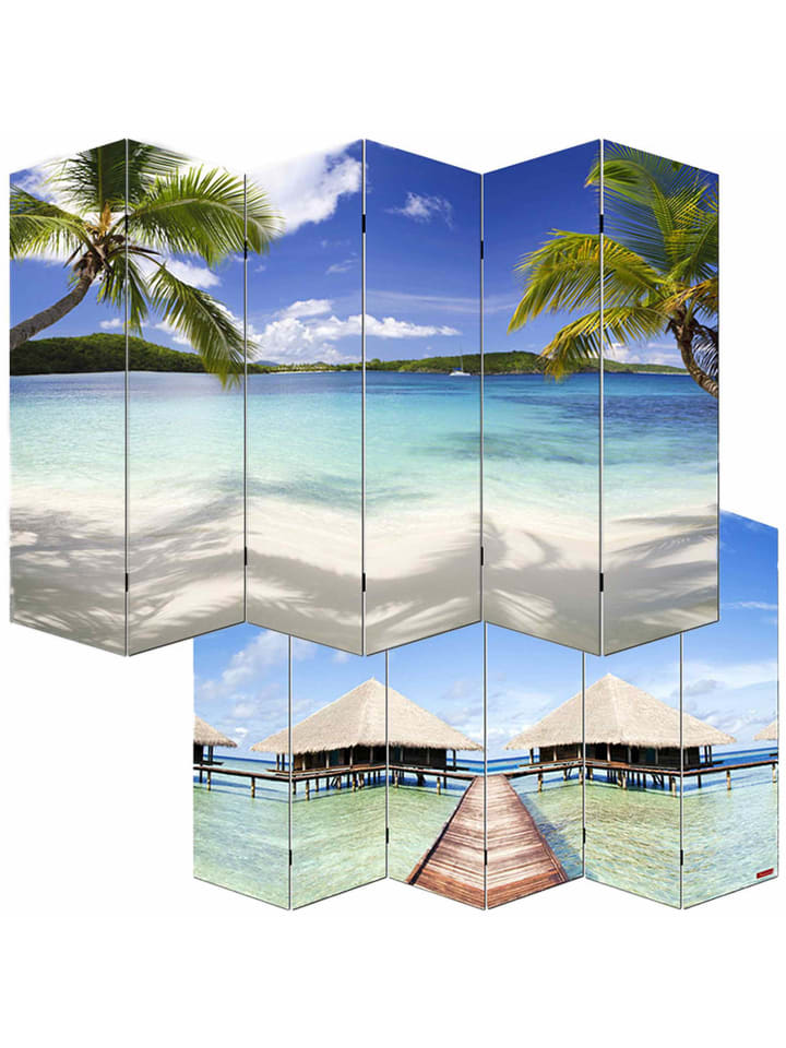 MCW Foto-Paravent Bagheria, 180x240cm, Strand günstig kaufen onesize