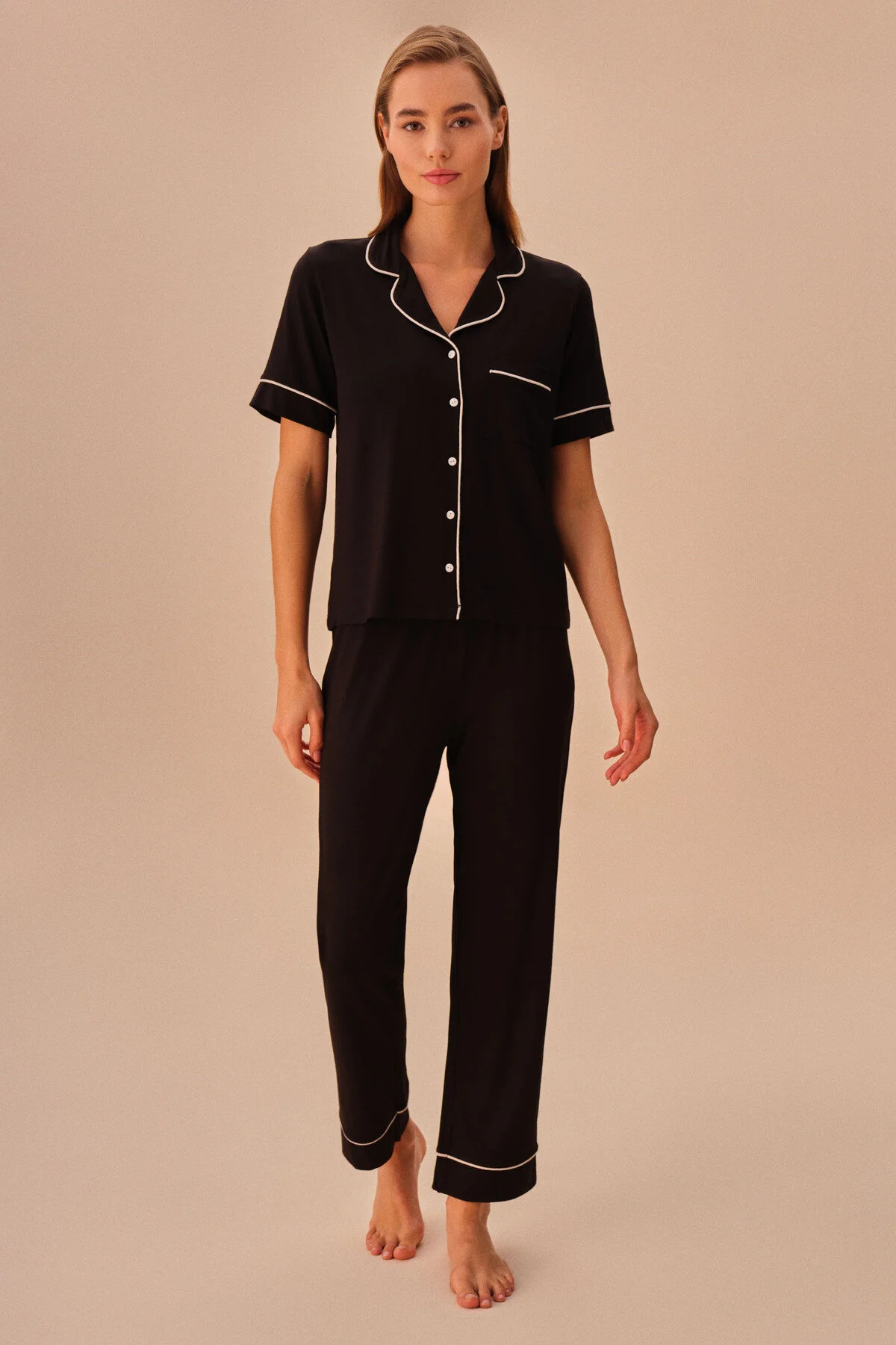 SUWEN  Misty Maskulines Pyjama-Set