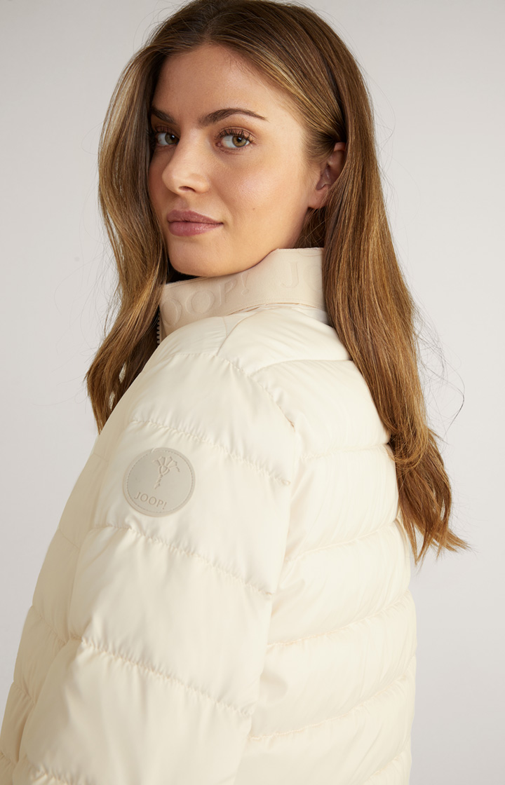 Steppjacke in Hellbeige