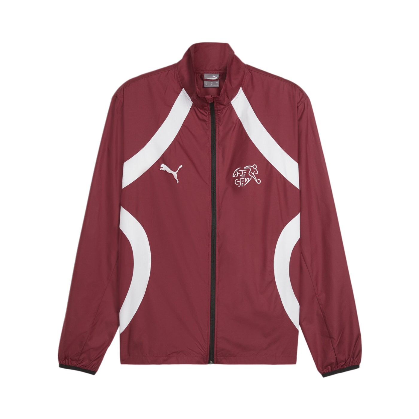 PUMA Schweiz Prematch Jacke EM 2024 Rot F08