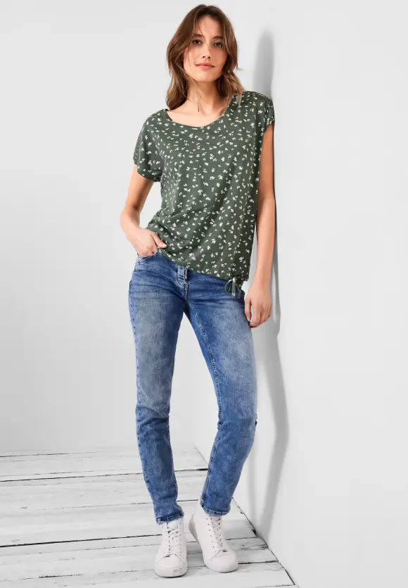 CECIL T-Shirt mit Smokdetails