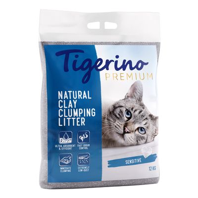 2 x 12 kg Tigerino Premium Katzenstreu zum Sonderpreis!
