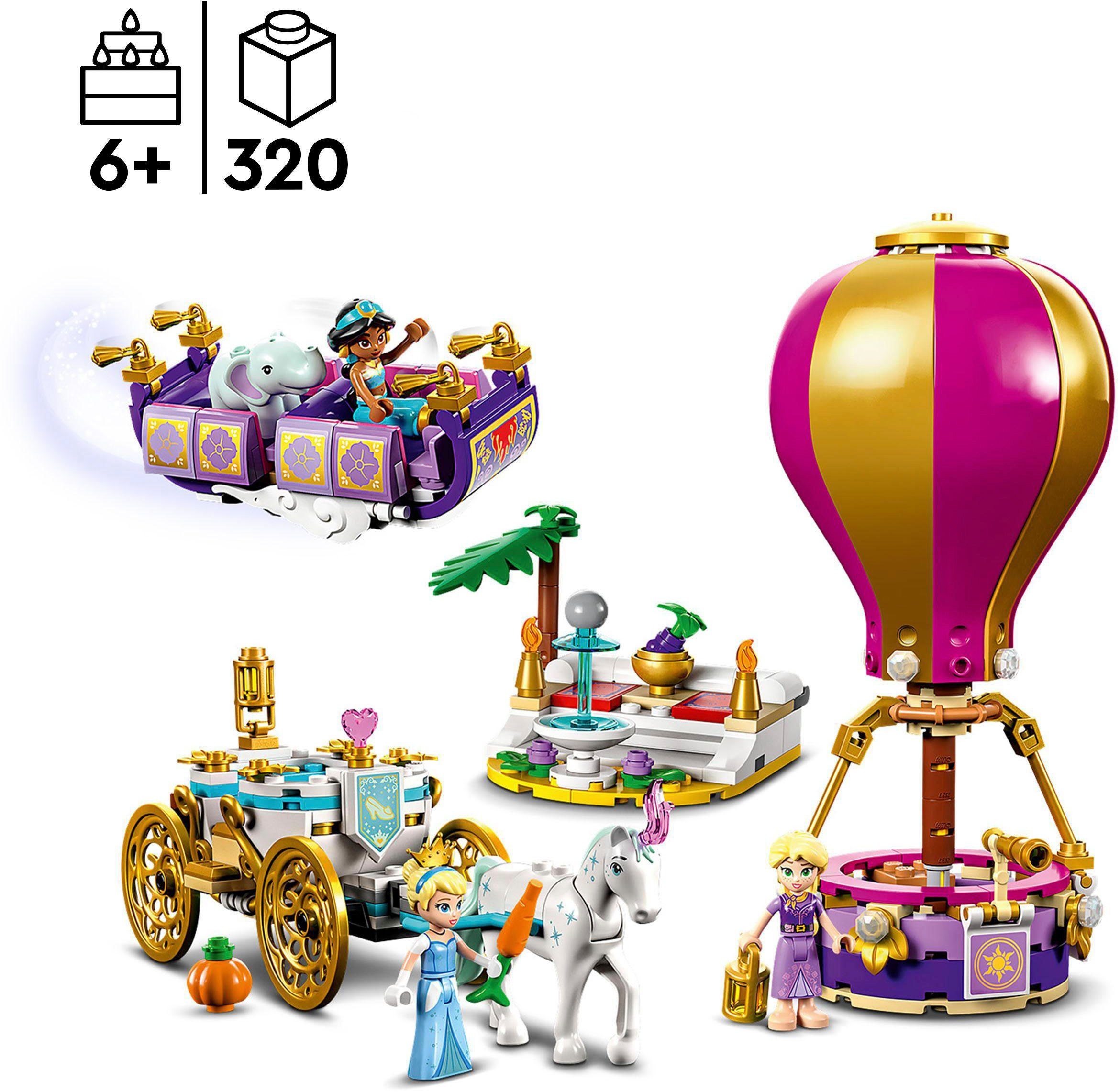 LEGO® Konstruktionsspielsteine Prinzessinnen auf magischer Reise (43216), LEGO® , (320 St), Made in Europe