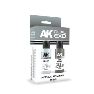 Dual Exo Set 21 - 21A Silver & 21B Gun Metal