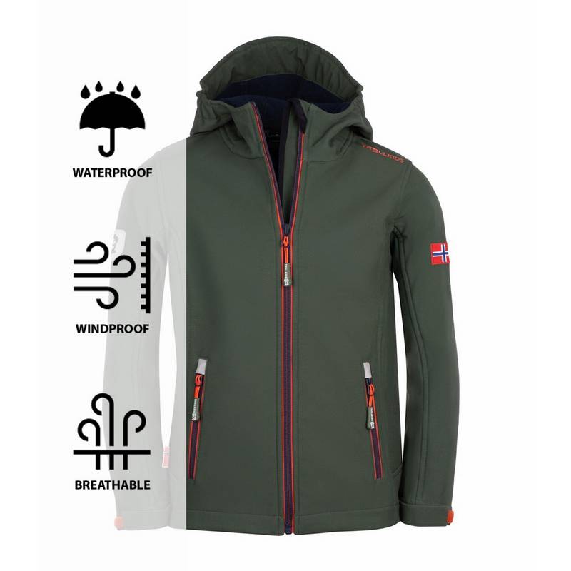 Trollkids Trollfjord Softshelljacke Kinder