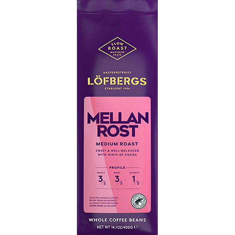 Löfbergs Kaffebønner 400 g Mellanrost Löfbergs