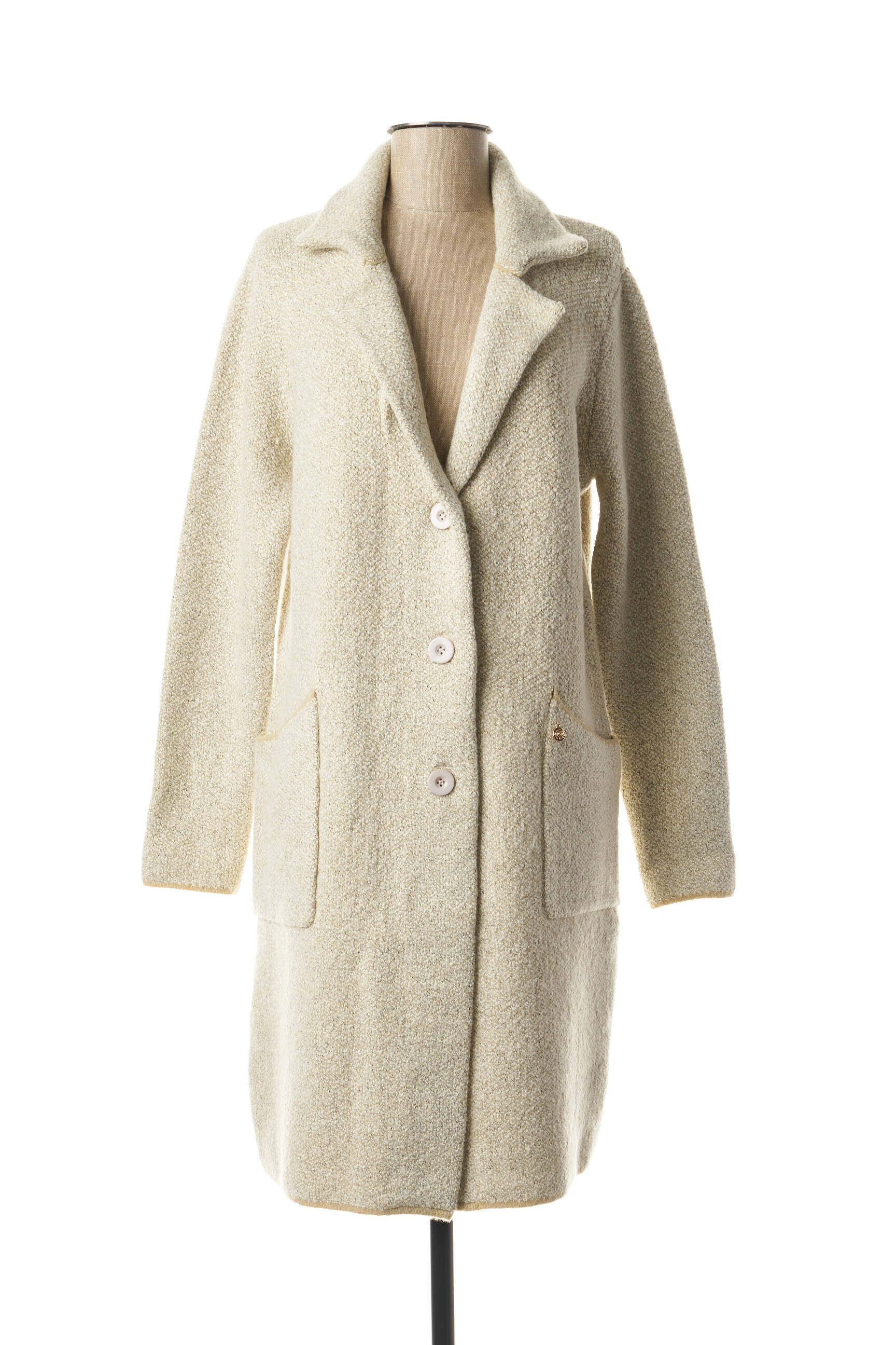 Lou Lou By Nalo Manteaux Longs Femme couleur beige