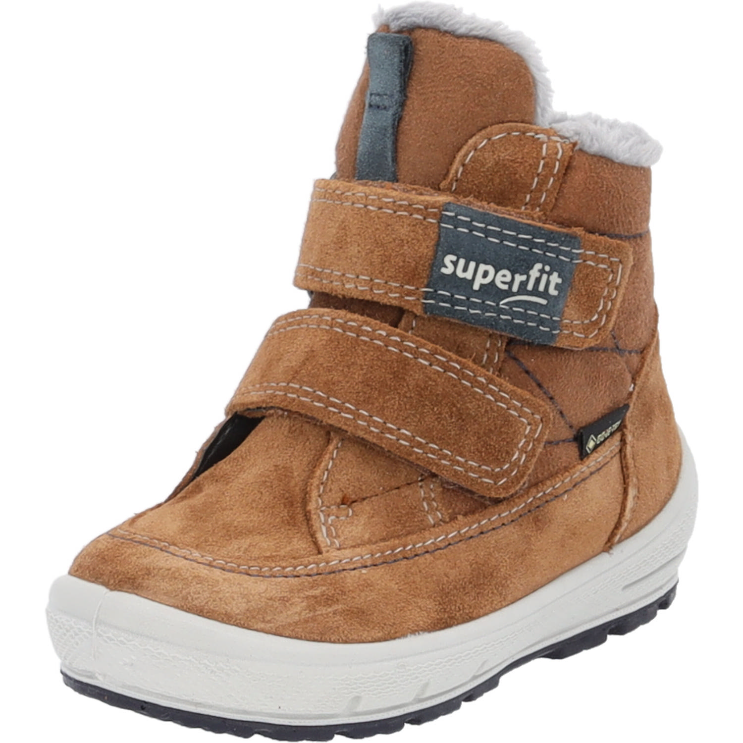Superfit GROOVY 09314, Lauflernschuhe, Kinder, Braun/Blau