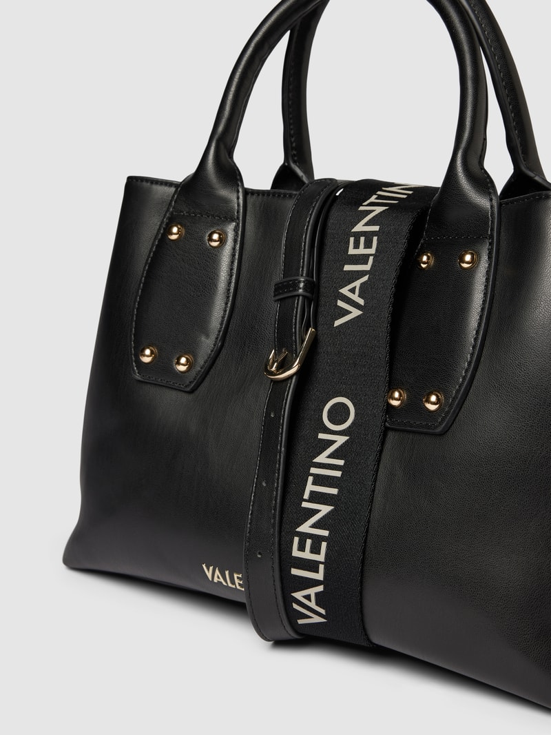 Handtasche in Leder-Optik Modell 'CHAMONIX' in schwarz