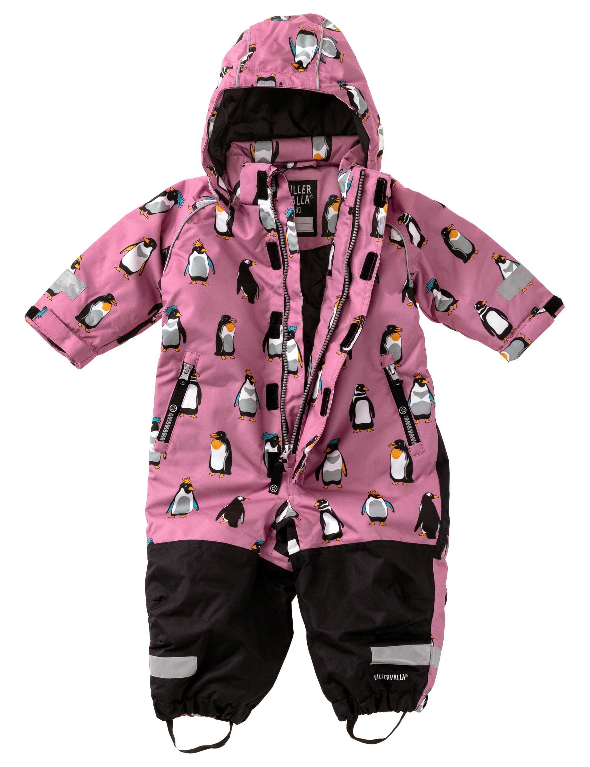 Villervalla Schneeoverall Schneeanzug Pinguin (1-tlg)