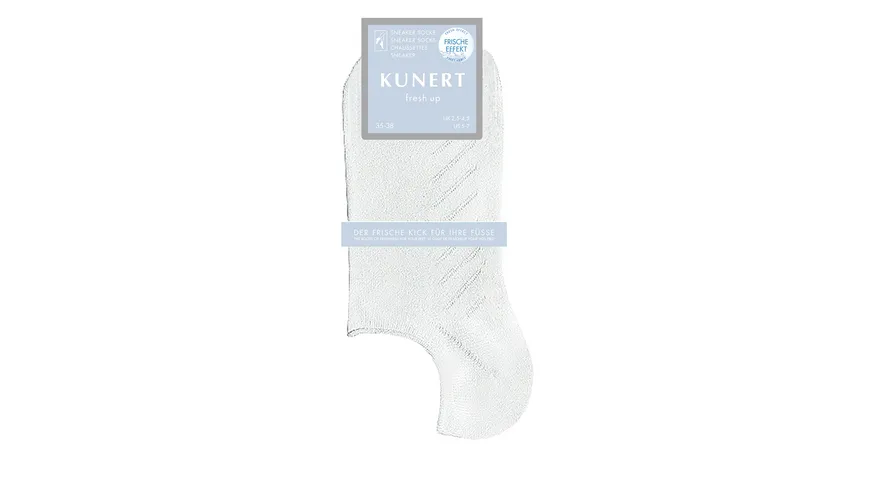 KUNERT Damen Sneaker Socken Fresh Up white