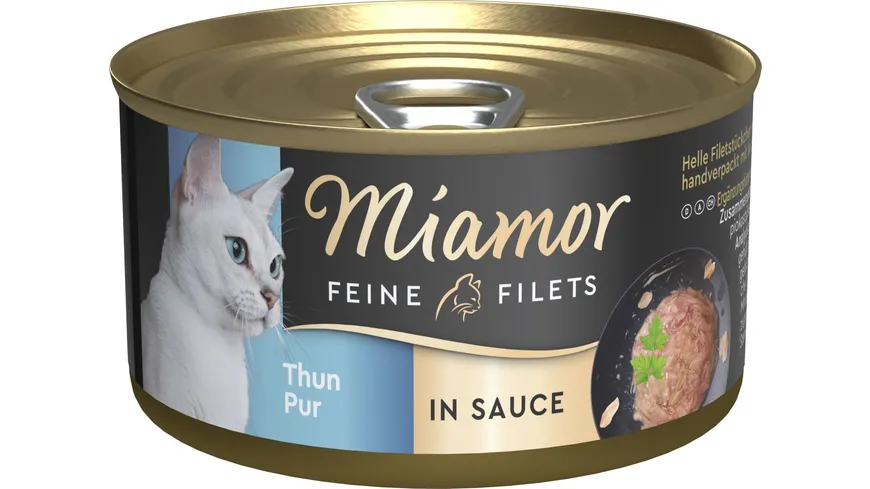 Miamor Katzennassfutter Feine Filets Thun pur in Sauce 85 g