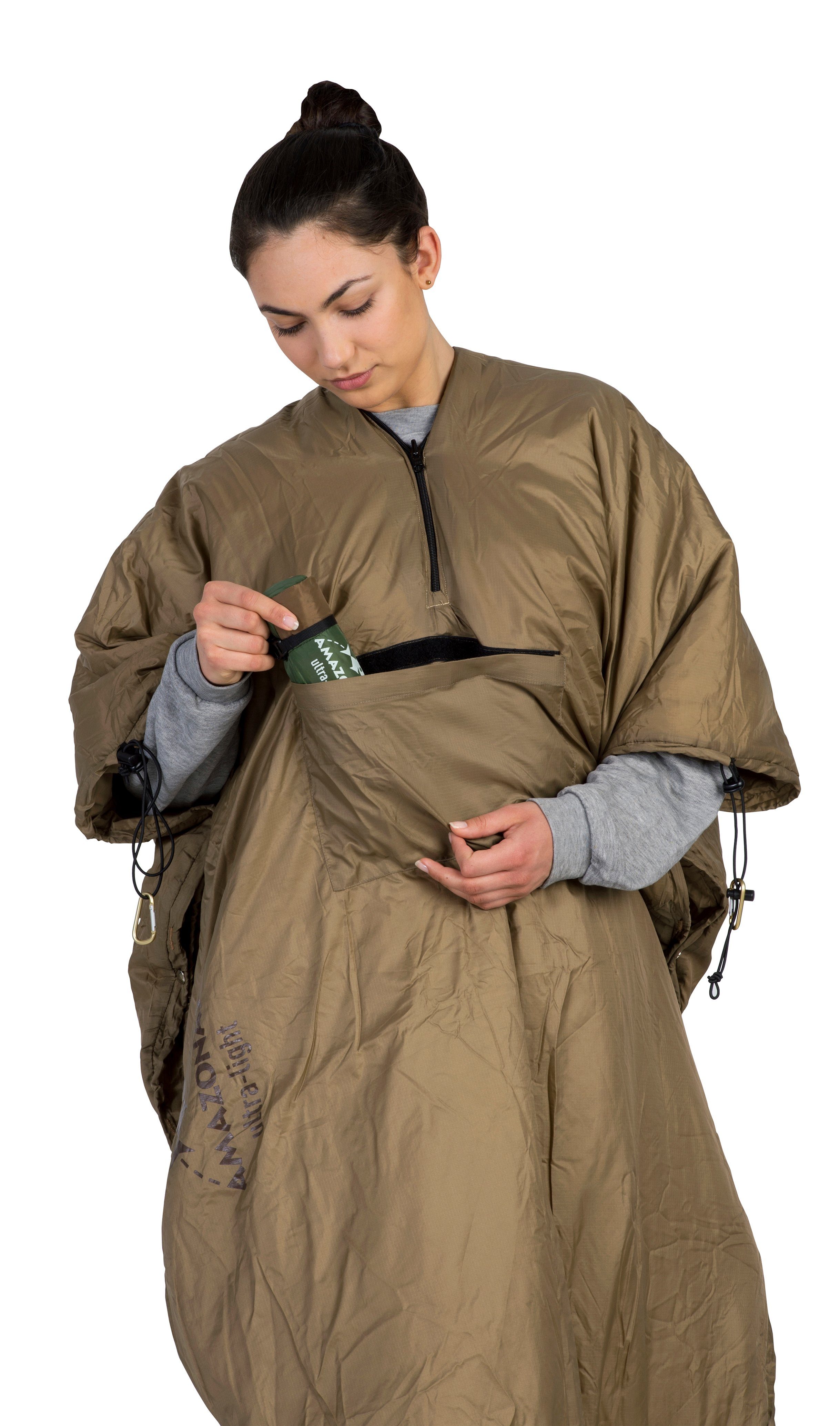 Amazonas Hängematte Wärmeschutz Underquilt Poncho 2 in 1 Thermo