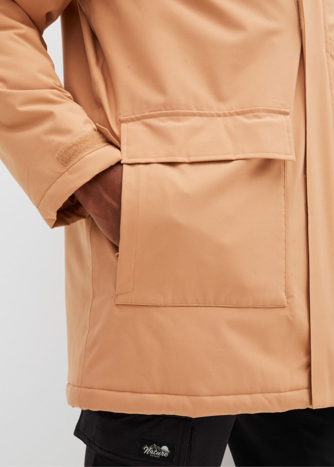Hybrid-Thermo-Outdoorjacke mit Steppfutter