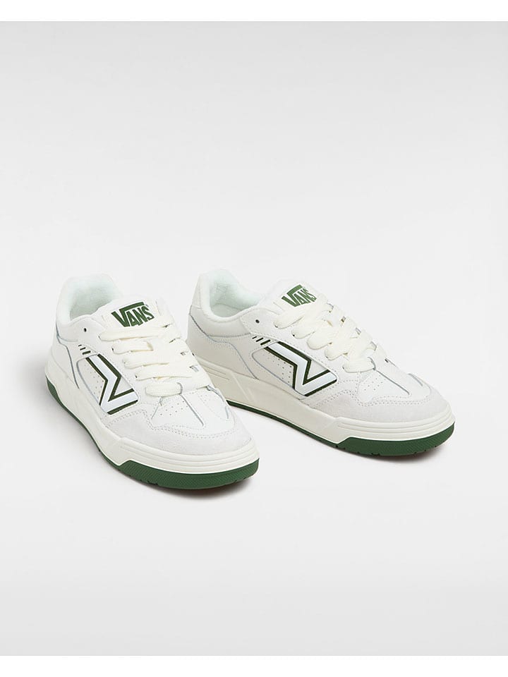 Vans Leder-Sneakers in Weiß günstig kaufen