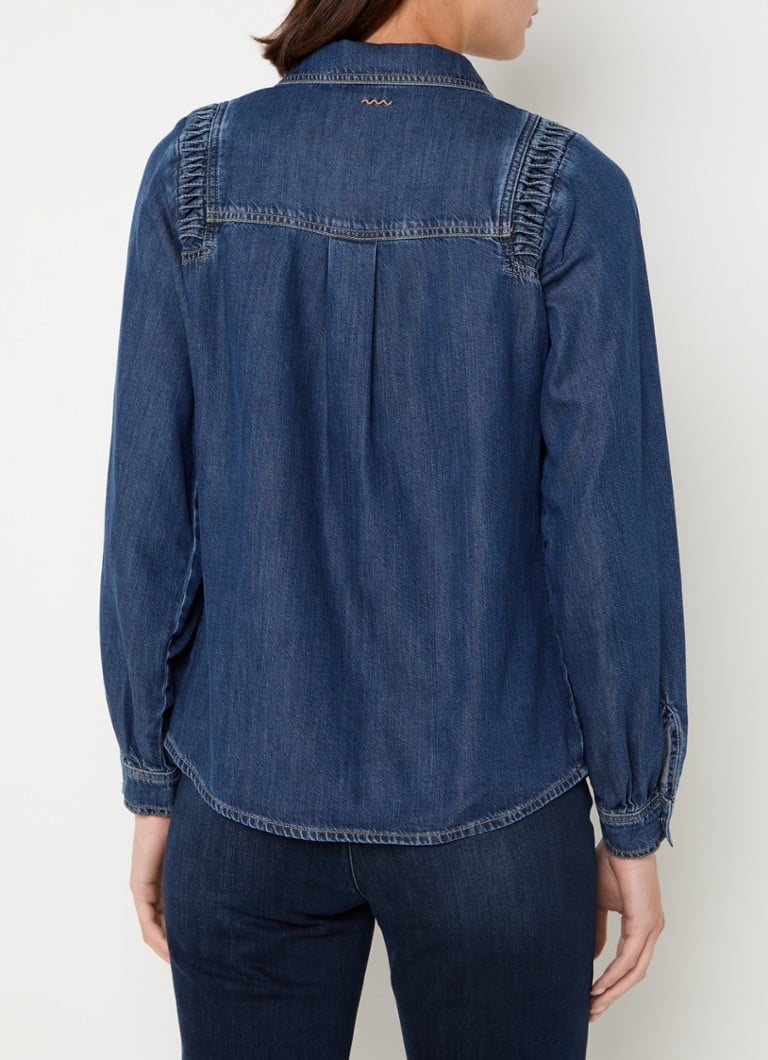 camicetta estiva in chambray