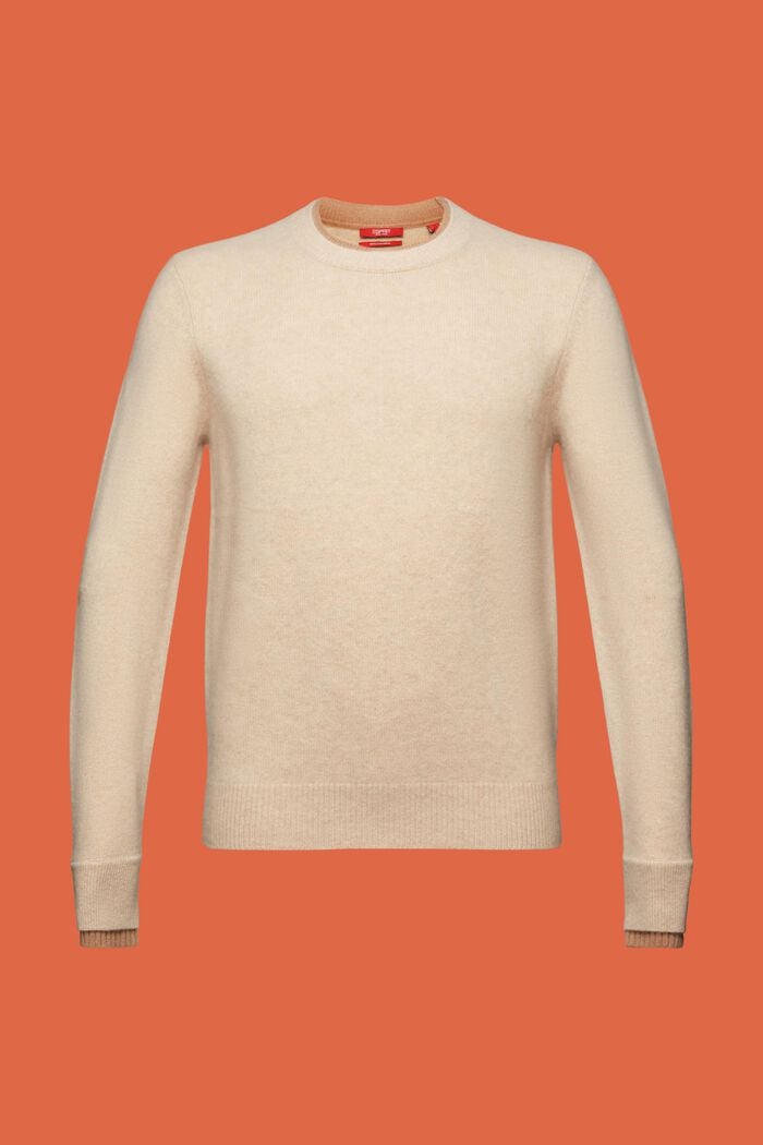 Kaschmirpullover mit Rundhalsausschnitt