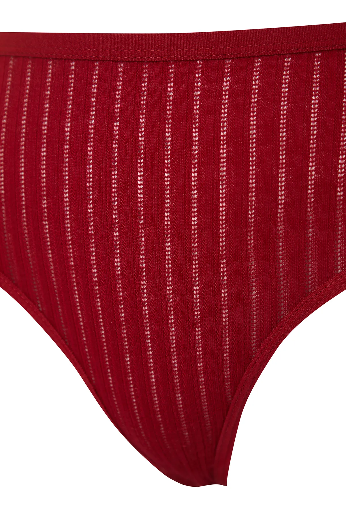 Trendyol Collection  Mehrfarbige Hipster-Strickhöschen aus Baumwolle mit Lochmuster im 3er-Pack THMSS24KU00026