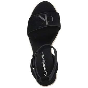 Calvin Klein Wedge Sandal in schwarz