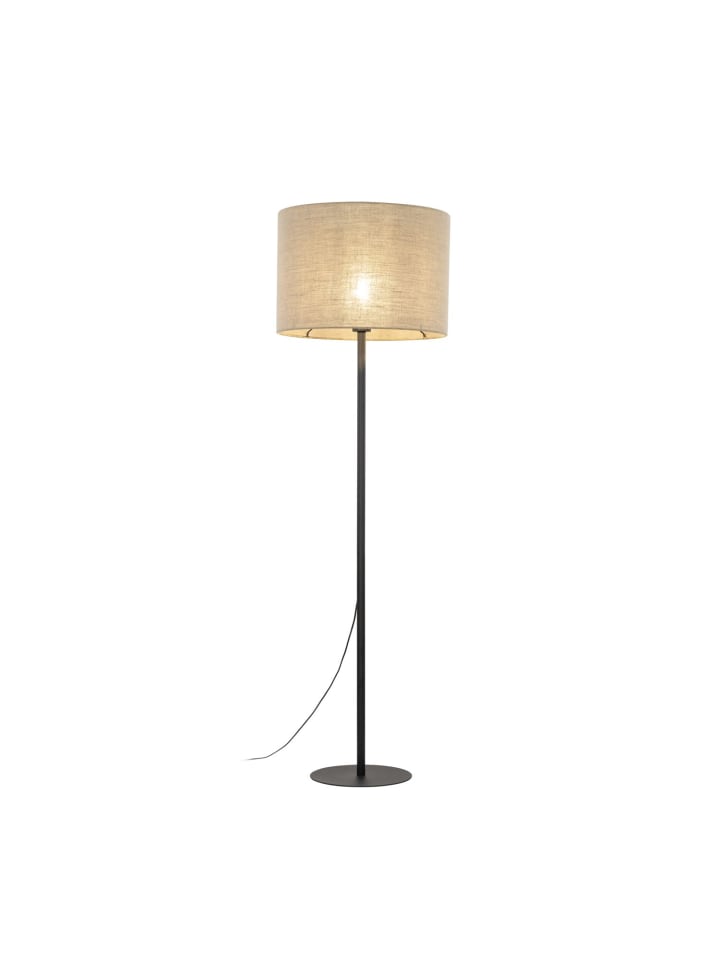Licht-Erlebnisse Stehlampe in Schwarz Beige günstig kaufen onesize