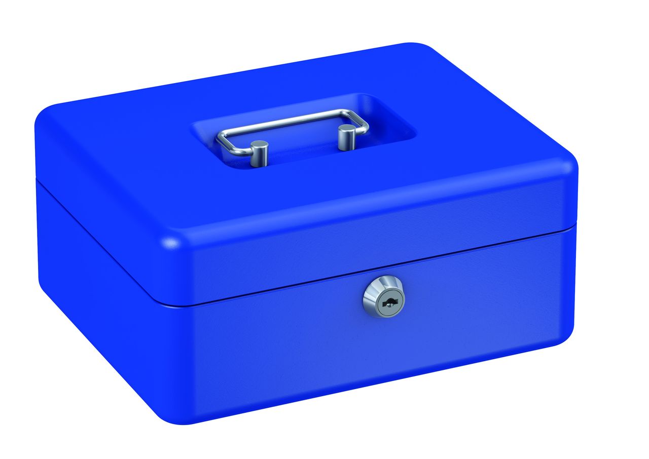 Basi Geldkassette - GK 10 - Blau - GK 10 - H90xB200xT160mm
