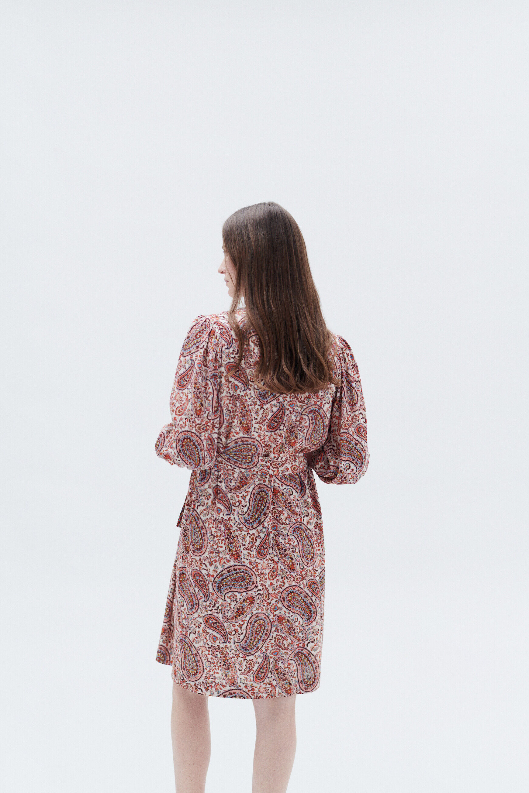 Robe riley camel femme