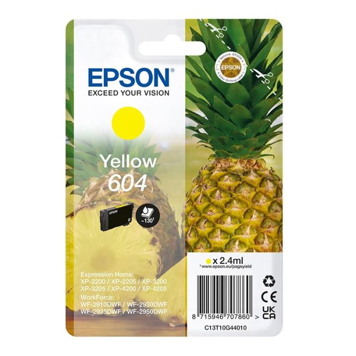 Cartuș de cerneală EPSON 604 galben