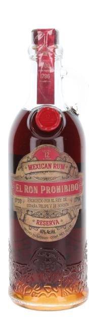 El Ron Prohibido Reserva 12 0,7 l·40 % vol