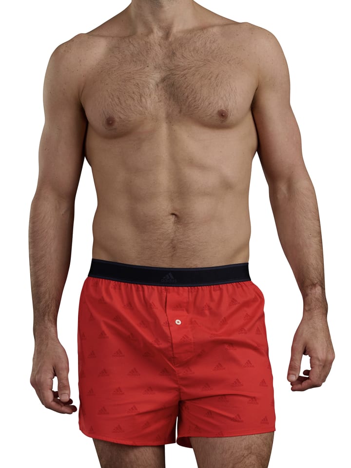 adidas Boxer Active Woven in schwarz, rot günstig kaufen